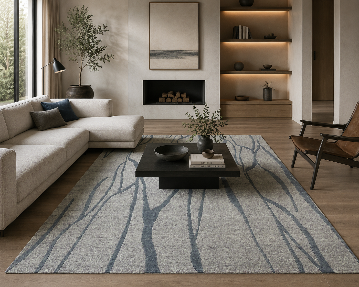 Rug in a hospitality setting